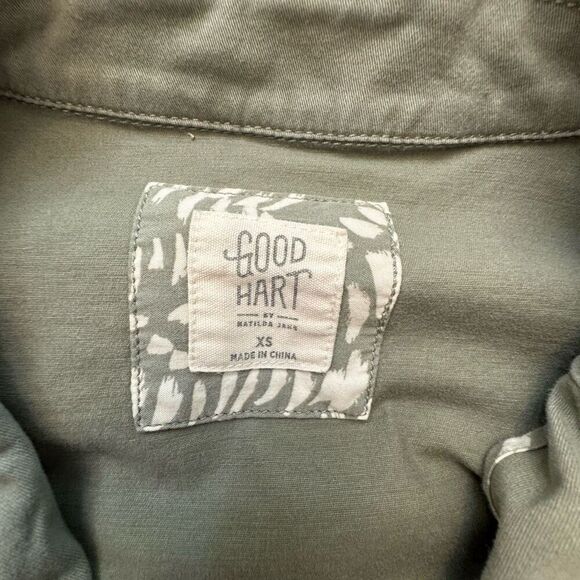 Matilda Jane Good Hart Austin Cargo Jacket Olive Green Size XS - Picture 5 of 7